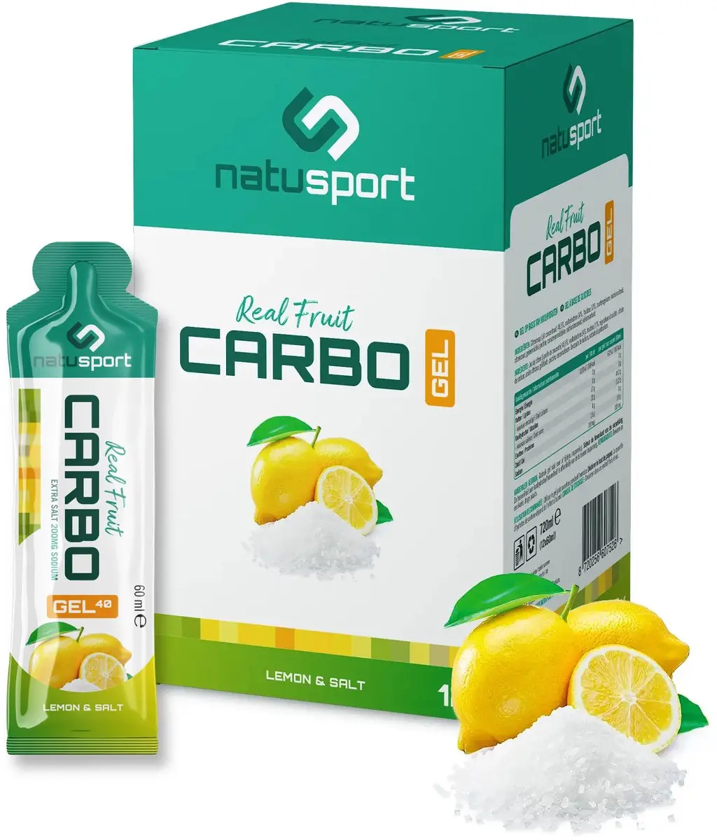 Natusport Real Fruit Carbo Gel Lemon & Salt