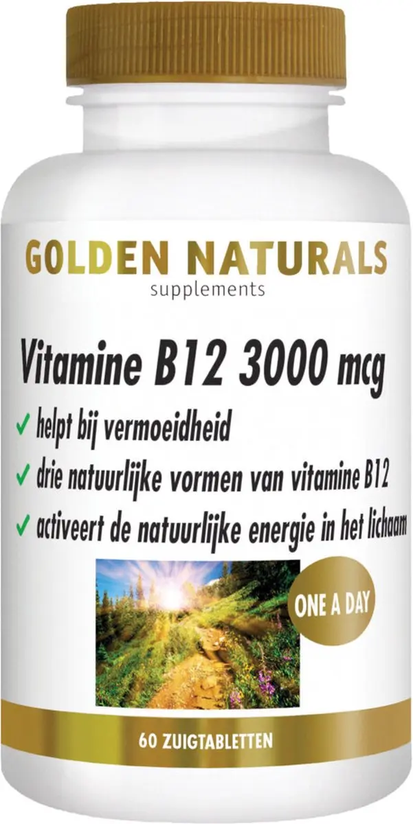 Golden Naturals Vitamine B12 3000 mcg