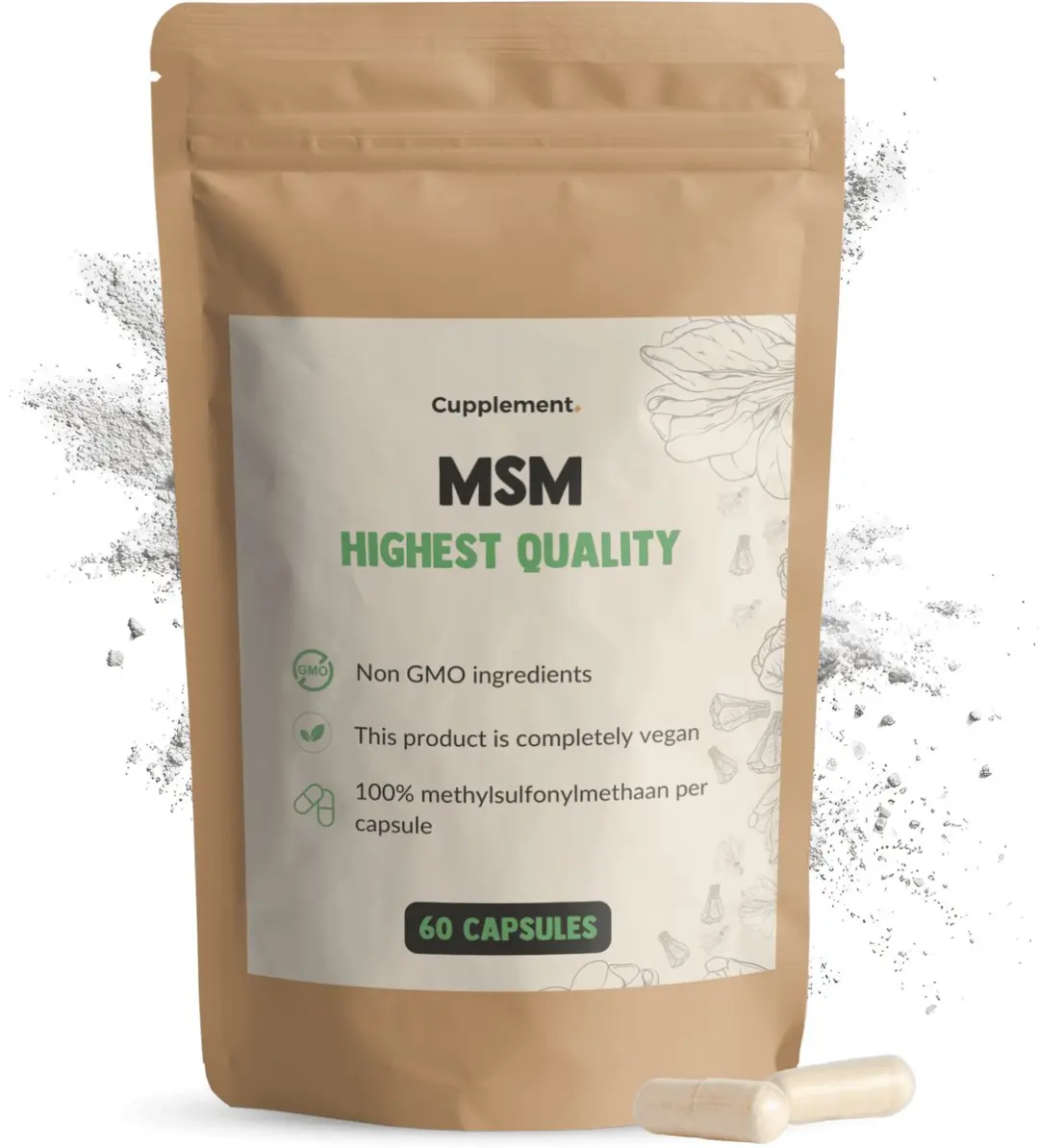 Cupplement MSM 2000mg Capsules