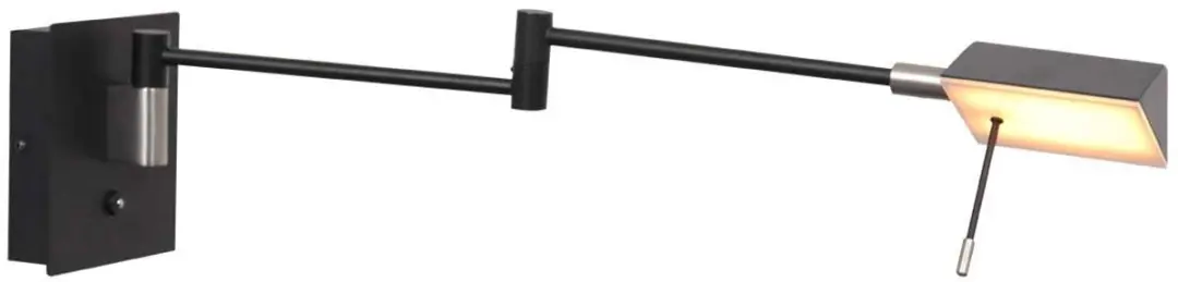 Steinhauer Retina Wandlamp 20cm - Zwart