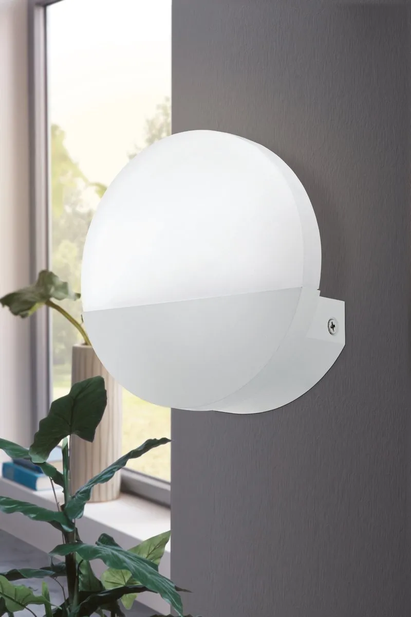 Eglo Metrass 1 Wandlamp - 1 Lichtpunt - Wit - afbeelding 6 van 6