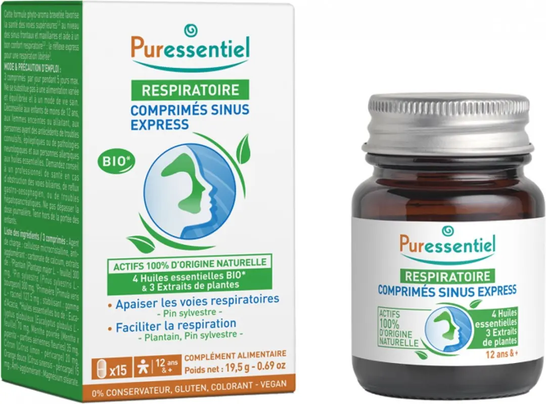 Puressentiel Respiratoire Express Sinus Tabletten