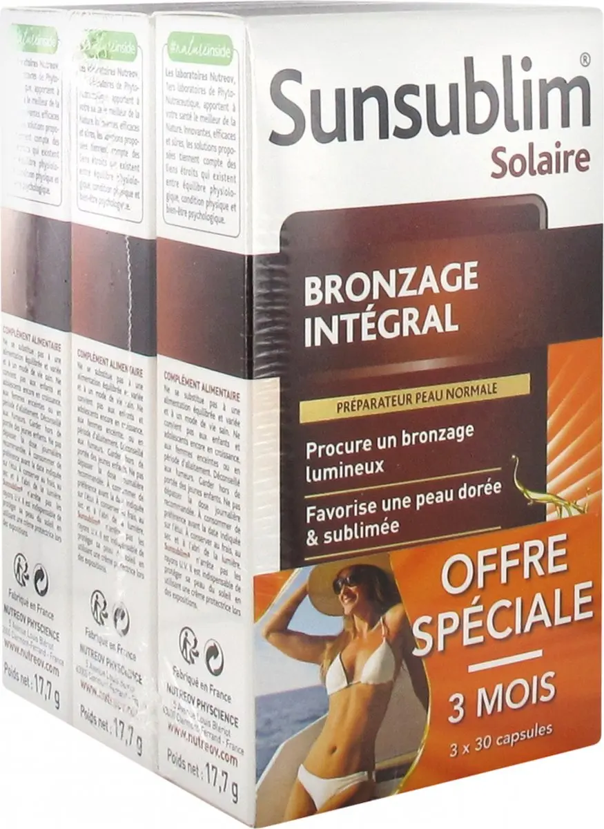 Nutreov Sunsublim Bruining Capsules - 90 Stuks