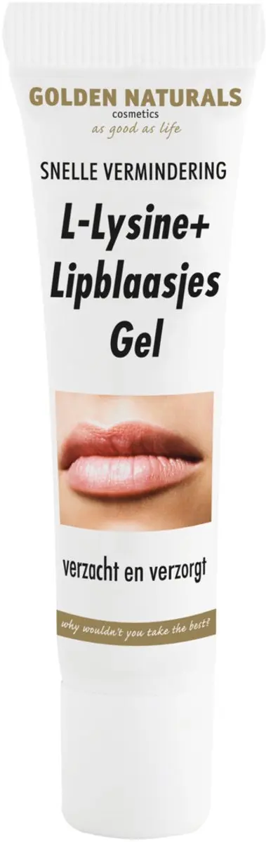Golden Naturals L-Lysine Lipblaasjes Gel 15ml