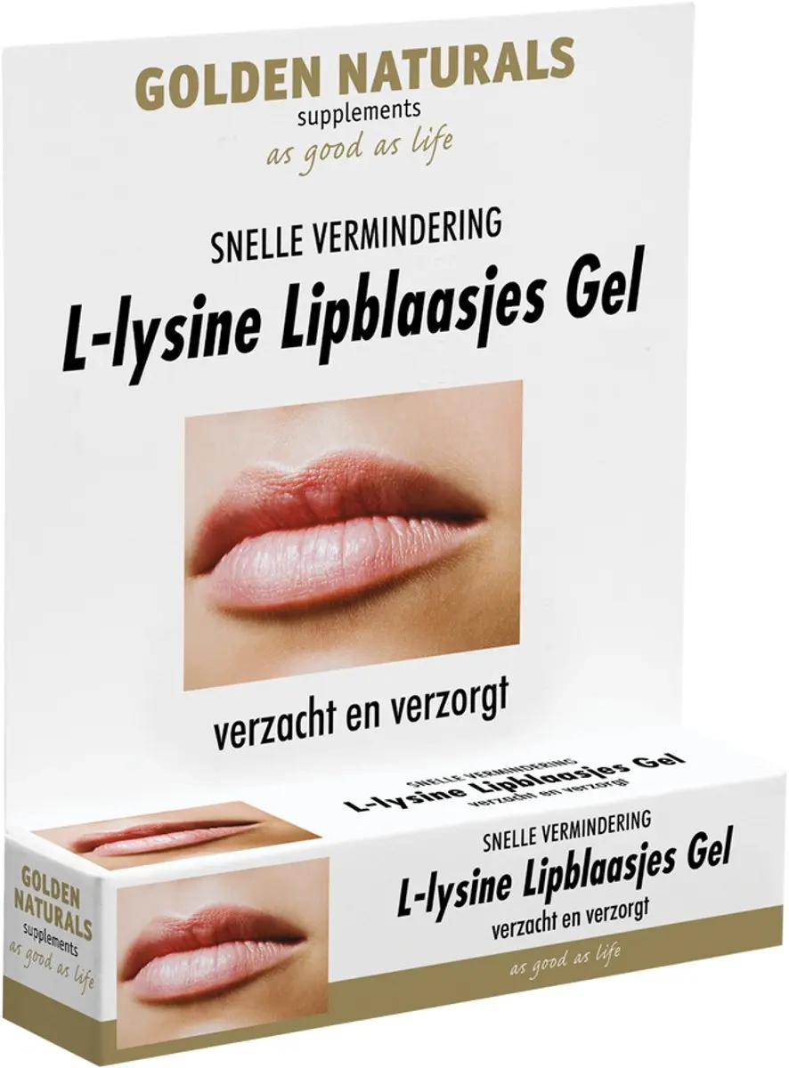 Golden Naturals L-Lysine Lipblaasjes Gel 15ml