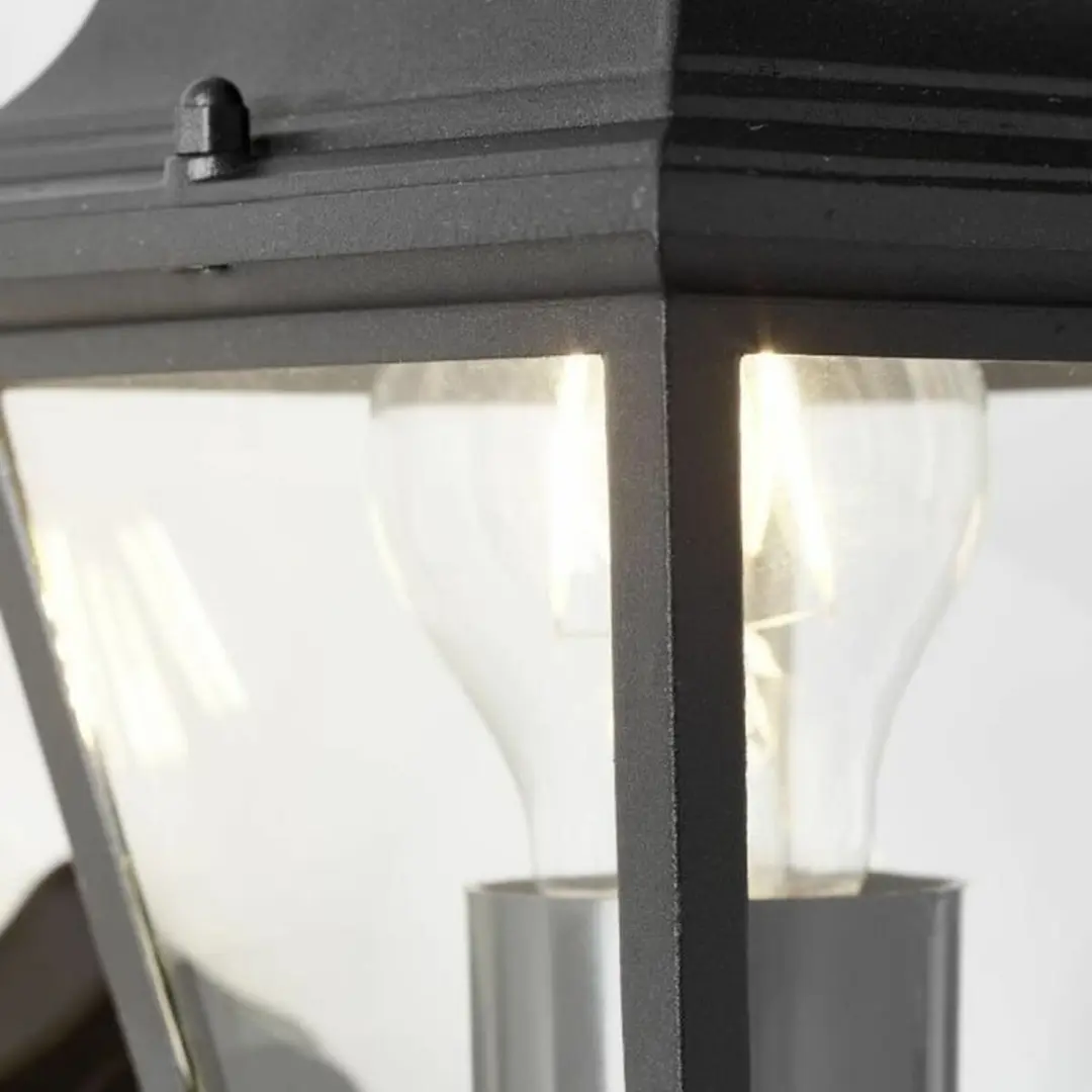 Brilliant Nissie Wandlamp E27 60W - Zwart