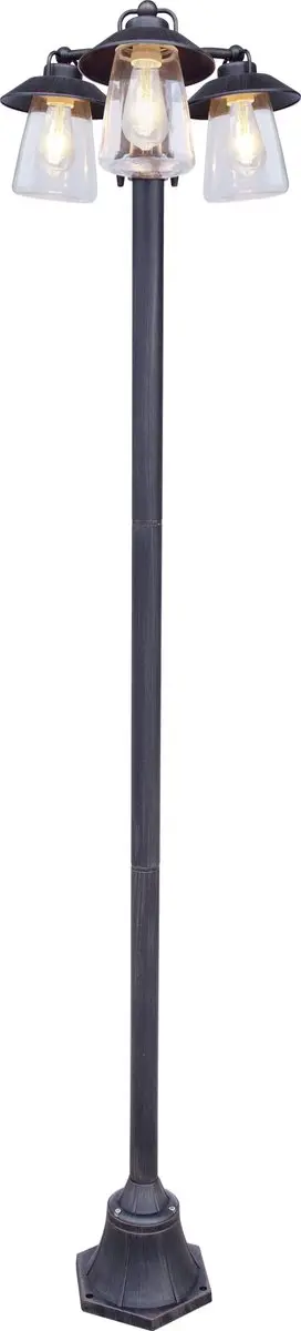 Lutec Cate Driekoppige Sokkellamp E27