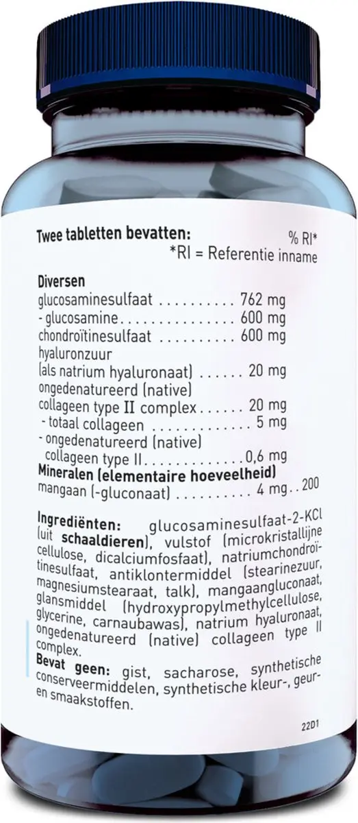 Orthica Glucosamine 120 Tabletten - Voordeelverpakking