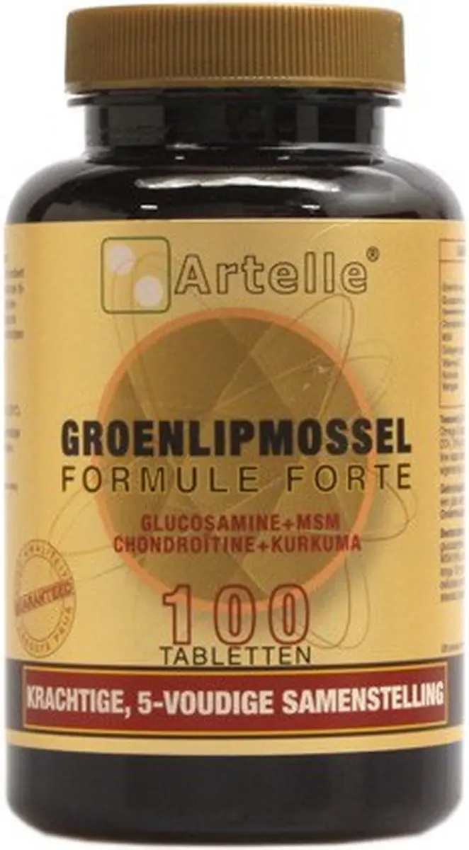 Artelle Groenlipmossel Formule Forte 100 Tabletten