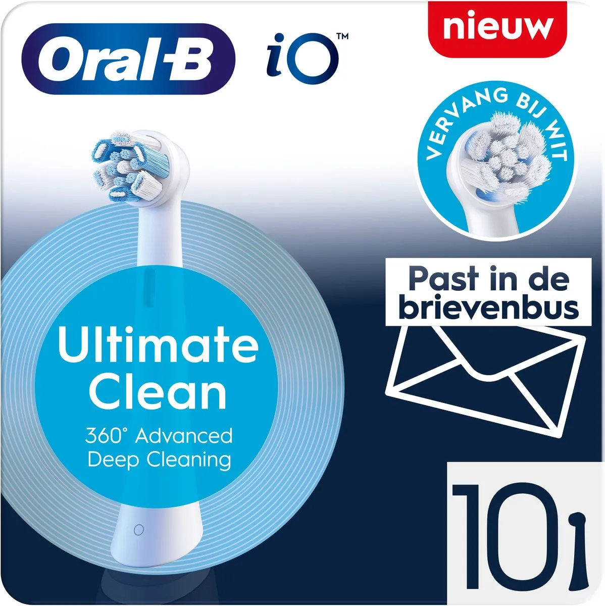 Oral-B iO CrissCross Opzetborstels 10 Stuks