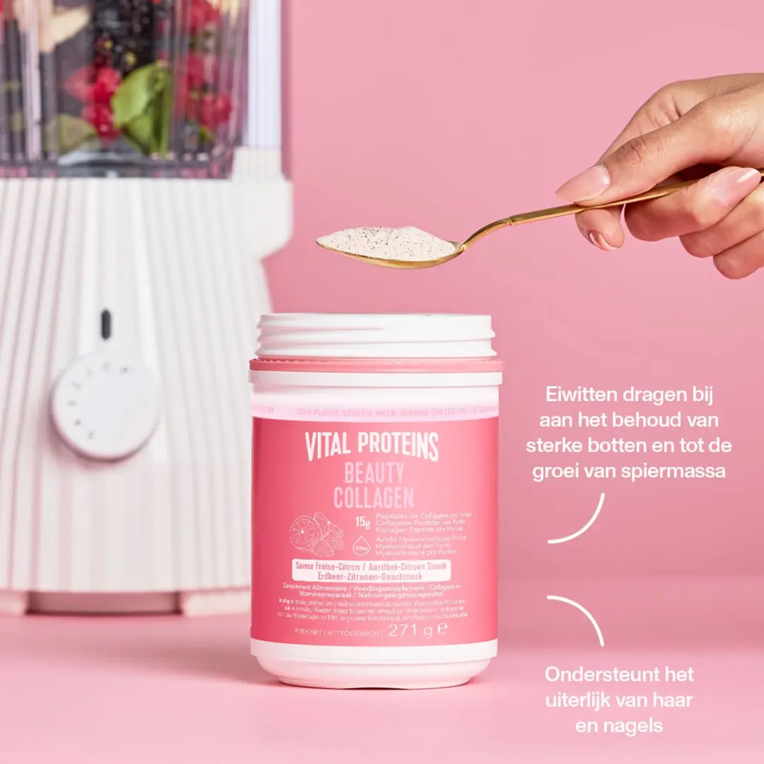 Vital Proteins Beauty Collageen Peptiden 271g - Aardbei-Citroen