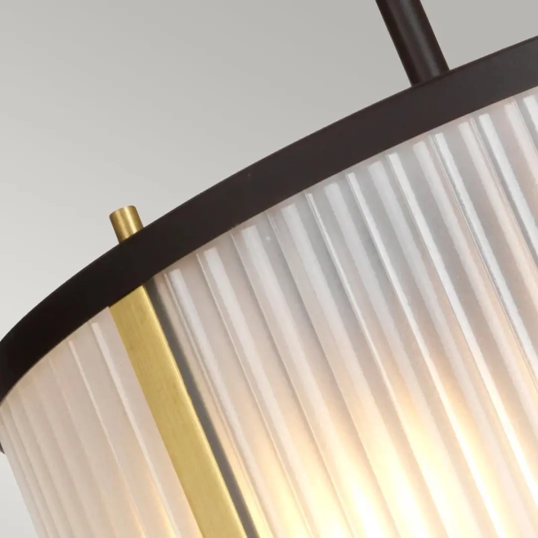 Elstead Corona LED Hanglamp 2xE27 60W - Dimbaar - Museum Bronze