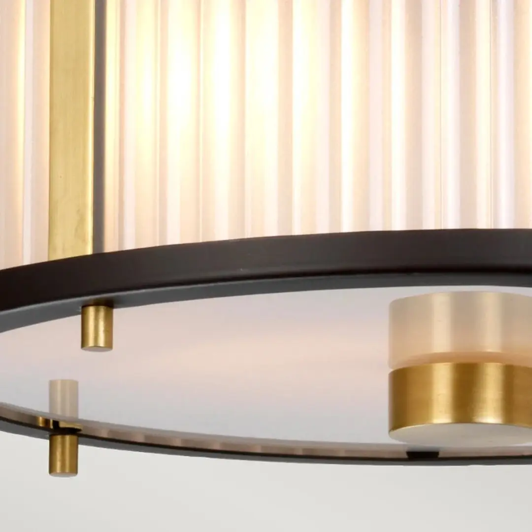 Elstead Corona LED Hanglamp 2xE27 60W - Dimbaar - Museum Bronze - afbeelding 6 van 6