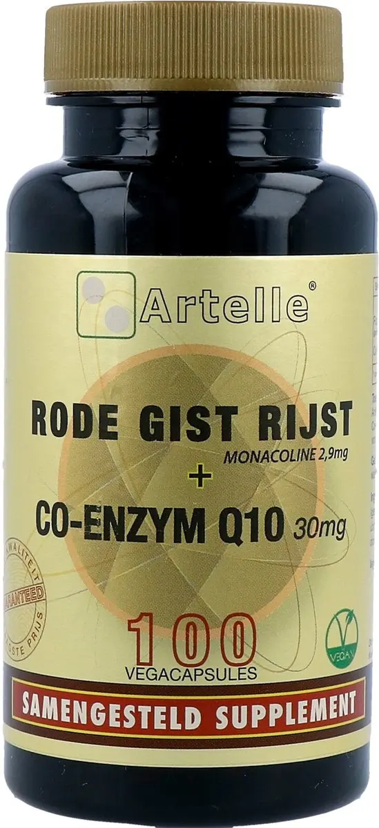 Artelle Rode Gist Rijst 100mg + Q10 30mg