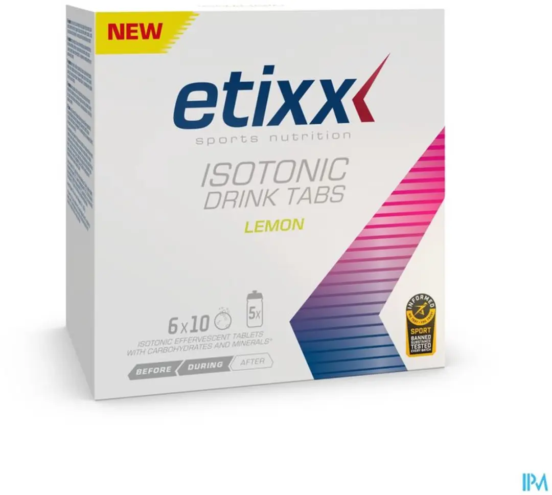 Etixx Isotonic Drink Tabs Sportdrank 60 Stuks - Limoen - afbeelding 6 van 6