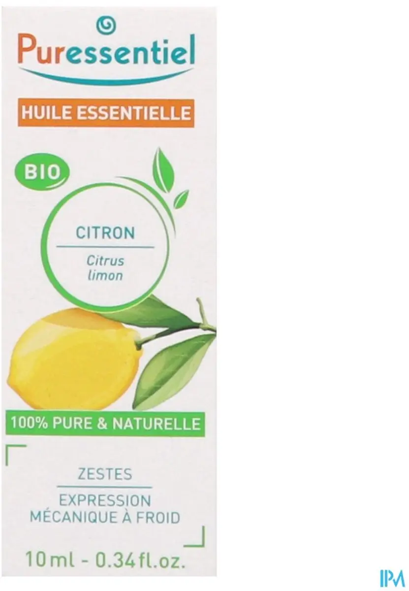 Puressentiel Citroen Etherische Olie Biologisch 10ml - afbeelding 6 van 6