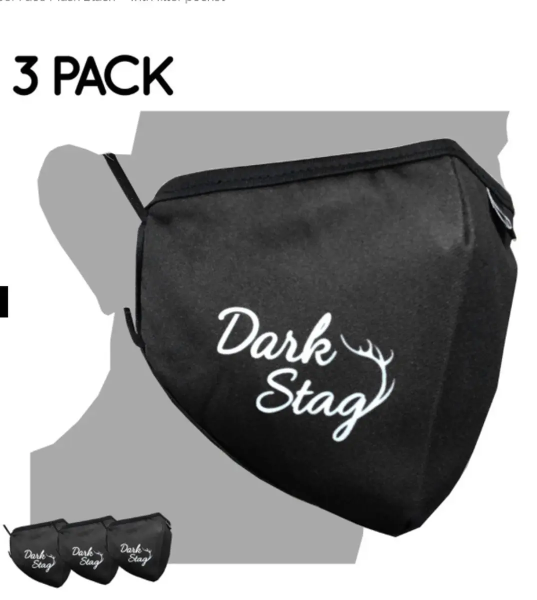 Dark Stag Wasbaar Barber Gezichtsmasker