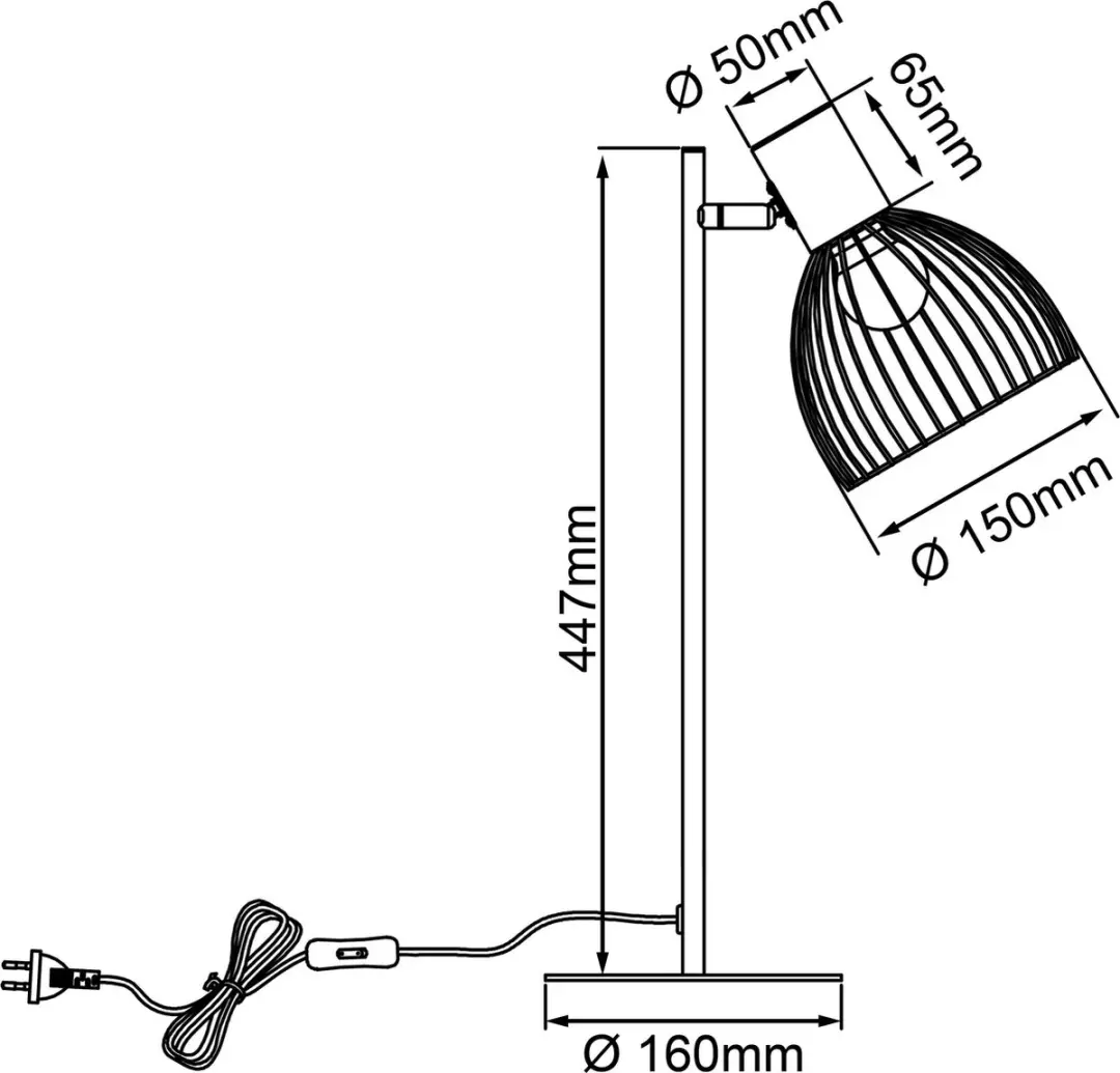 Brilliant Erena Hanglamp 40W - Lichtgroen Metaal/Hout