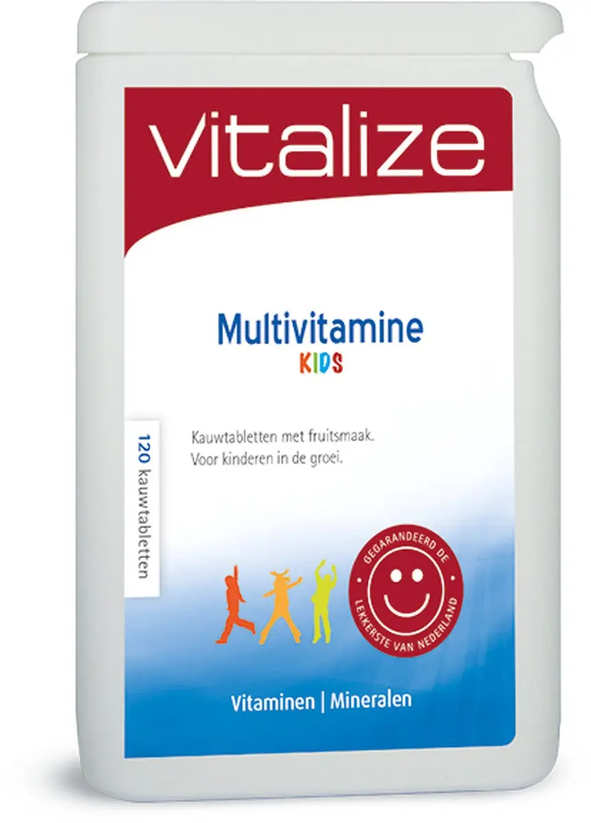 Vitalize Multivitamine Kids Kauwtabletten 60 Stuks - Fruitsmaak