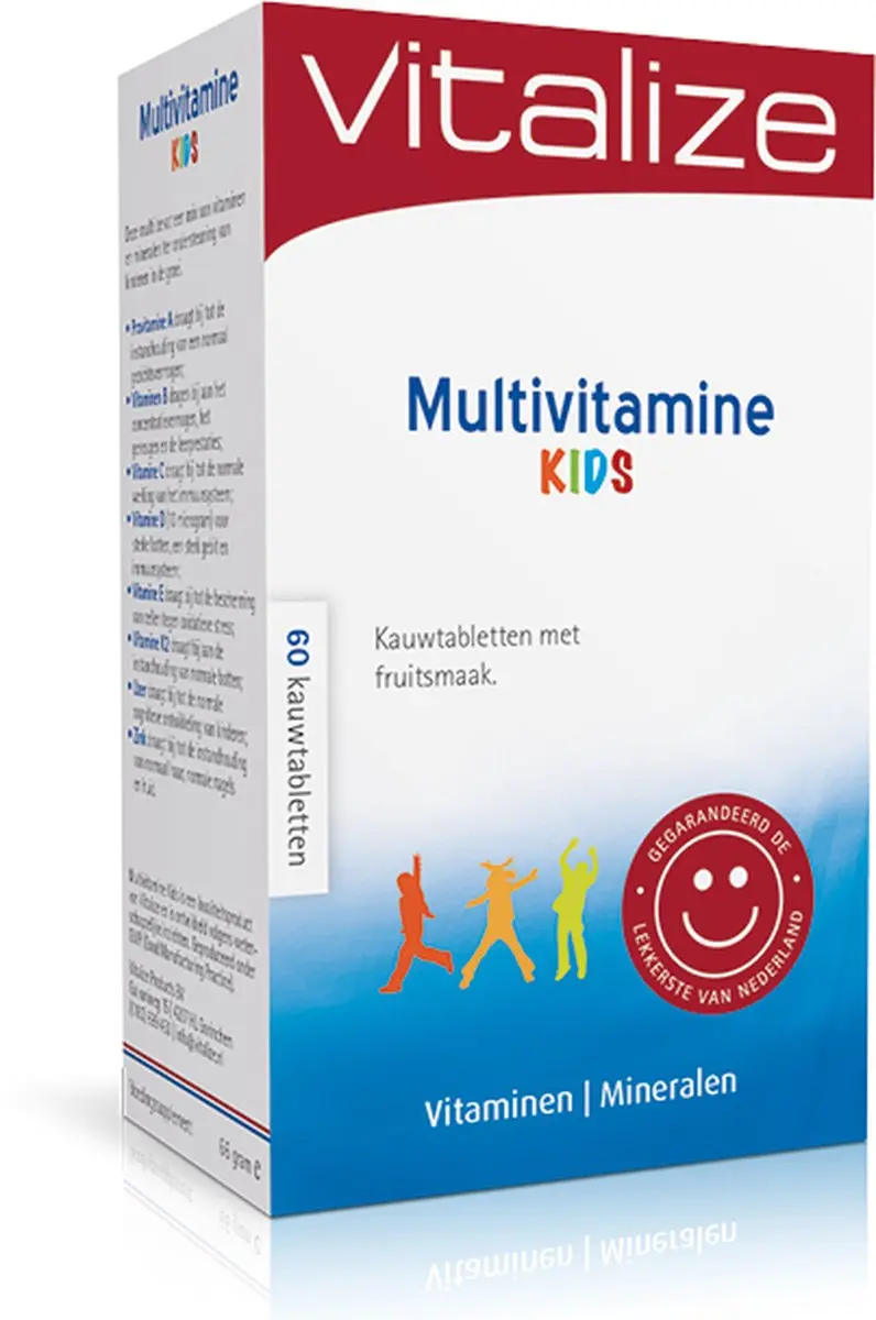 Vitalize Multivitamine Kids Kauwtabletten 60 Stuks