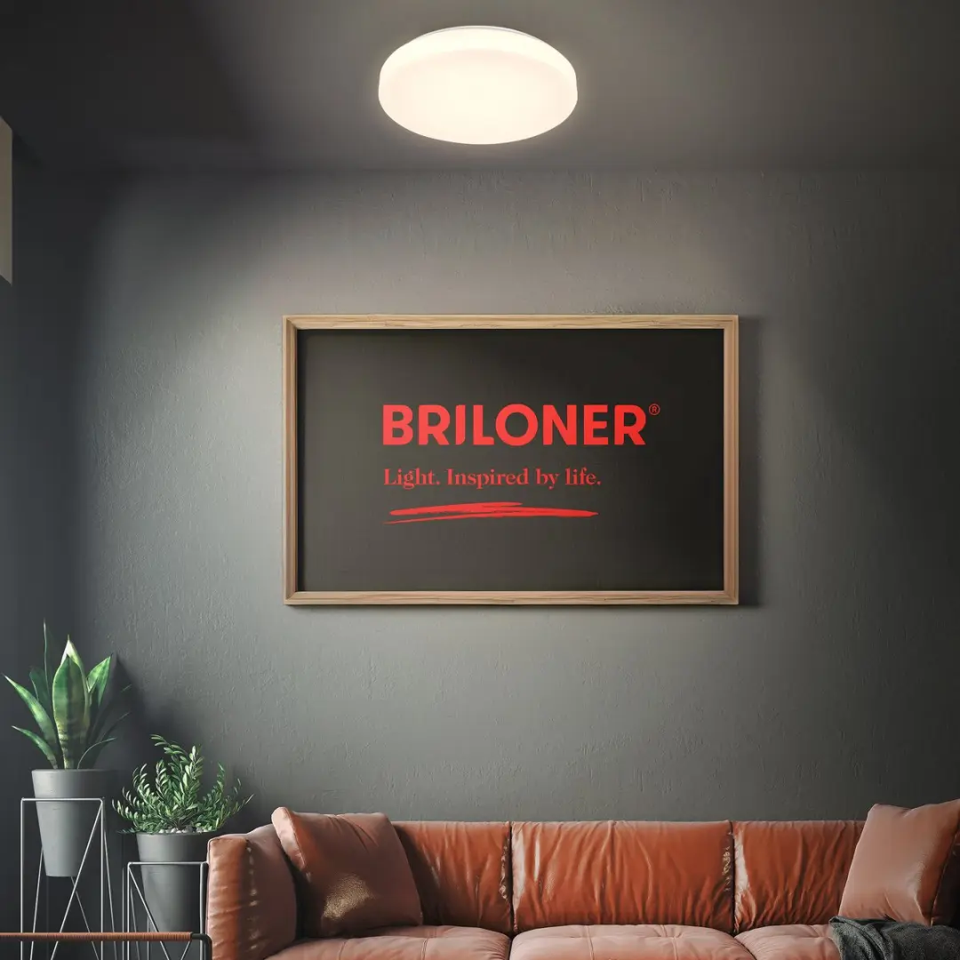 Briloner Rowny LED Badkamerverlichting 22W - Ø39cm Wit