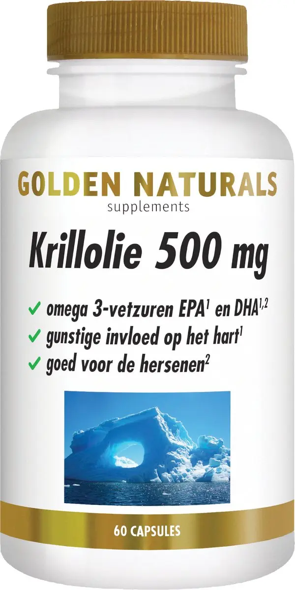 Golden Naturals Krillolie 500mg