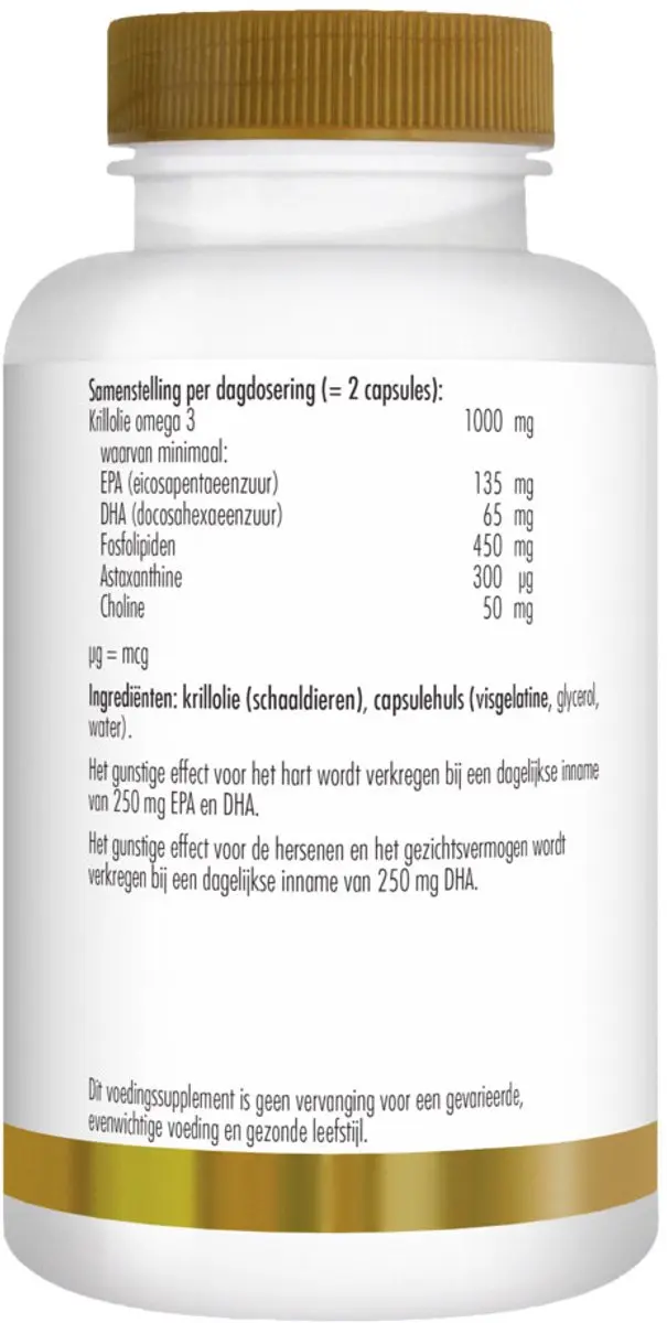 Golden Naturals Krillolie 500mg - 60 Softgels