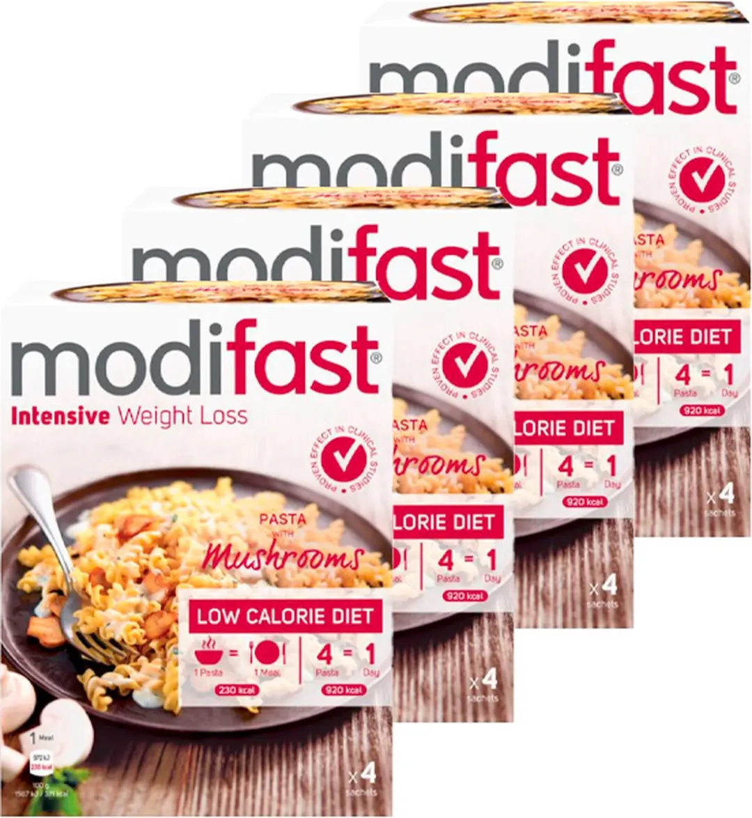 Modifast Intensive Pasta met Paddenstoelen 4x248g