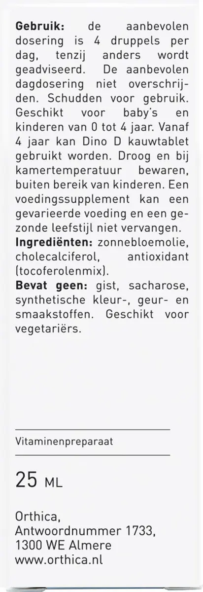 Orthica Dino D Druppels 25ml