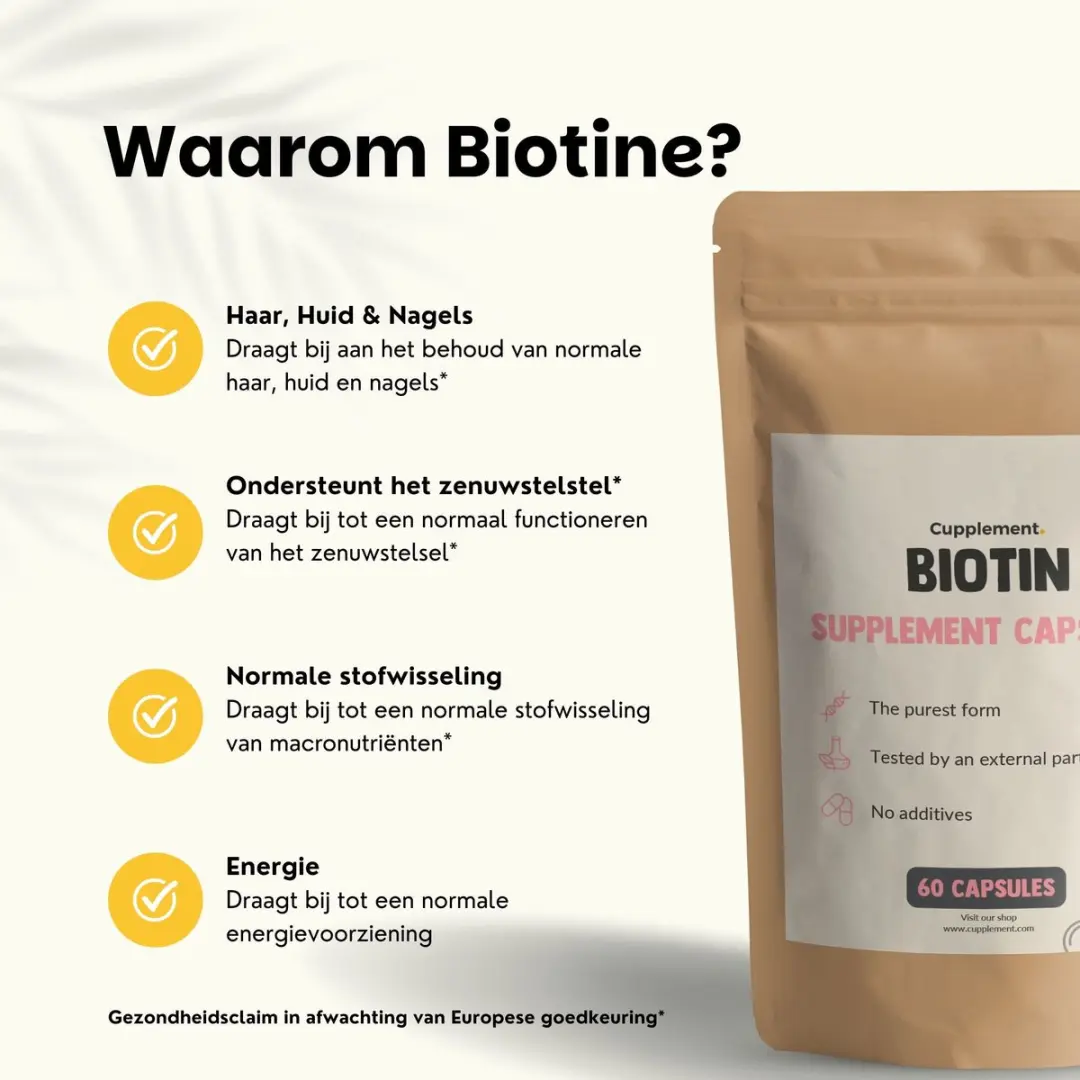 Cupplement Biotine 10.000 mcg 240 Capsules - 4x60