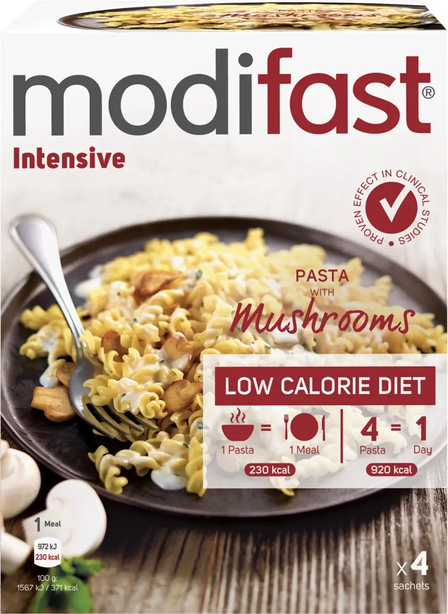 Modifast Intensive Pasta Champignons 4x62g