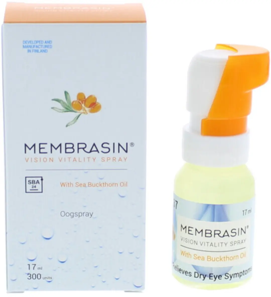 Membrasin Vision Vitality Spray 17ml - Oranje/Wit