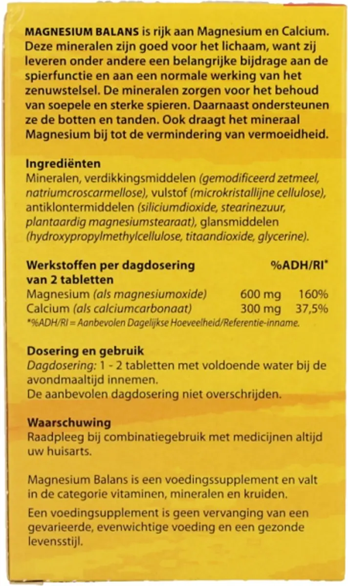 Bloem Magnesium Balans 60 Tabletten