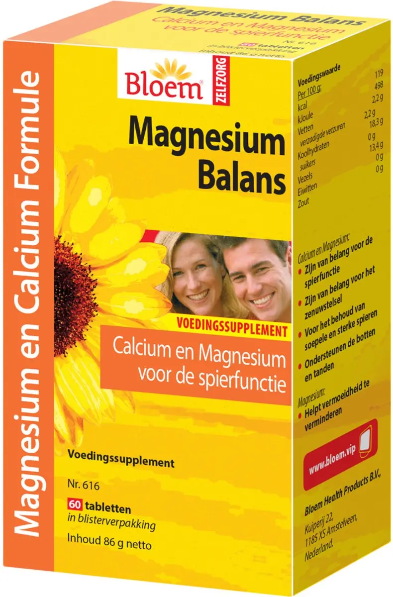Bloem Magnesium Balans 60 Tabletten