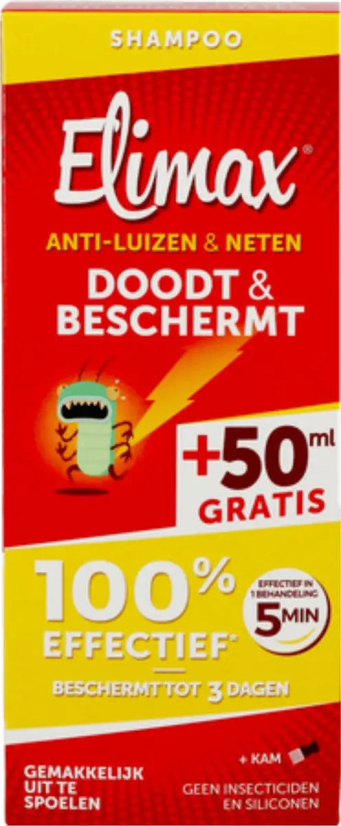 Elimax 2-in-1 Shampoo Luizen 250ml