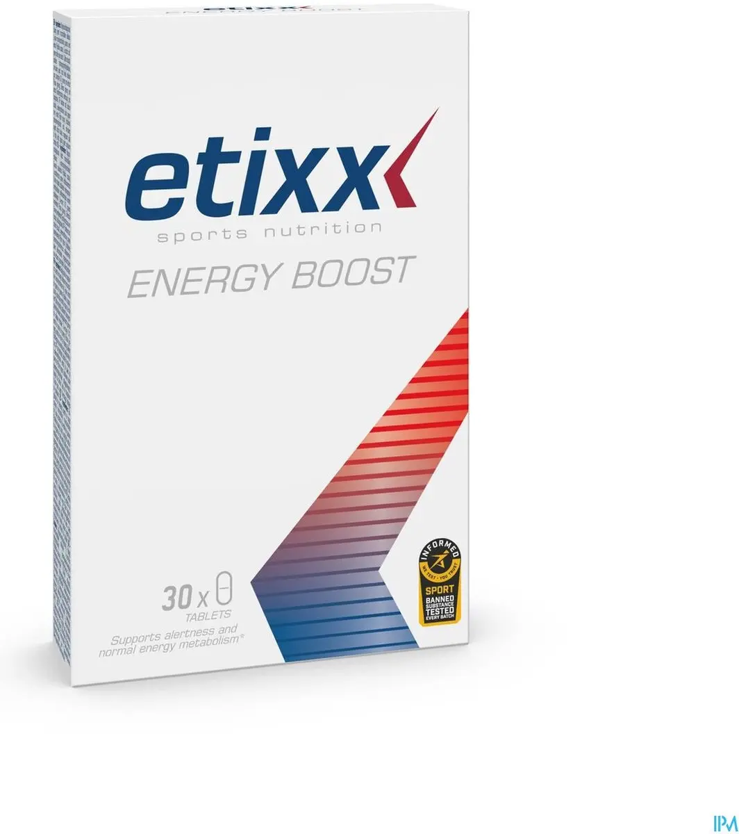 Etixx Energy Boost Supplement 30 Tabletten - 30g