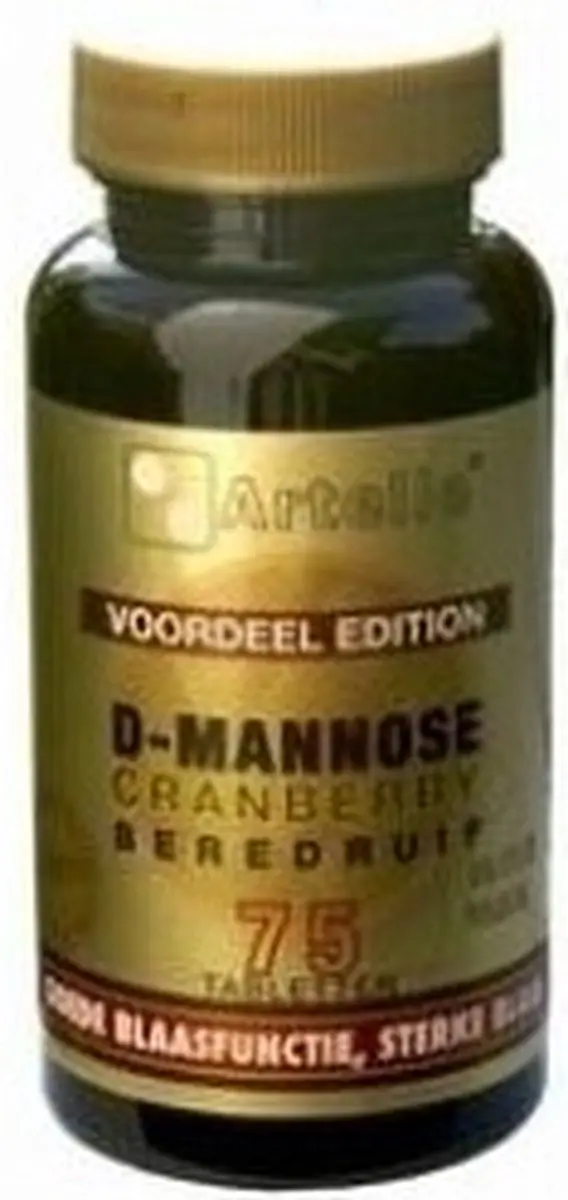 Artelle D-Mannose Cranberry Beredruif 75 Tabletten