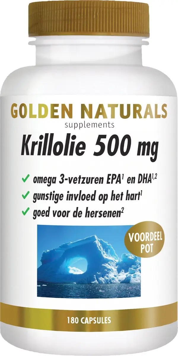 Golden Naturals Krillolie 500mg