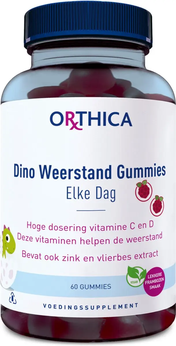 Orthica Dino Weerstand Gummies - 2x60 Stuks
