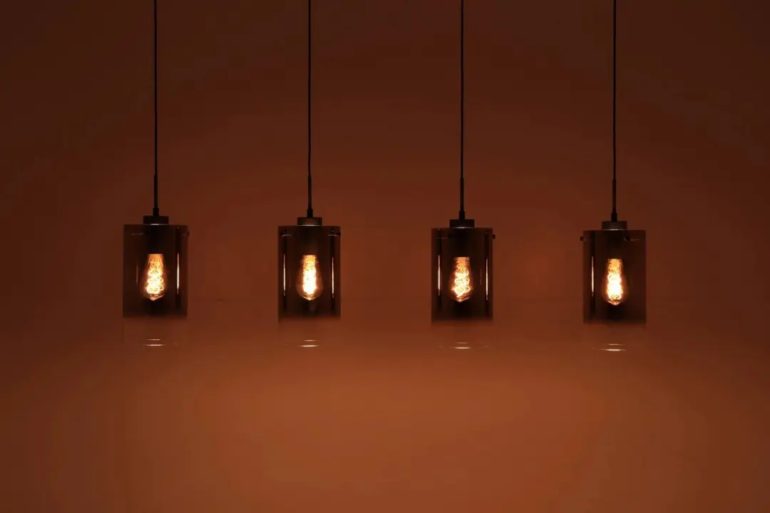 Freelight Hanglamp 4-lichts Goud - 125cm