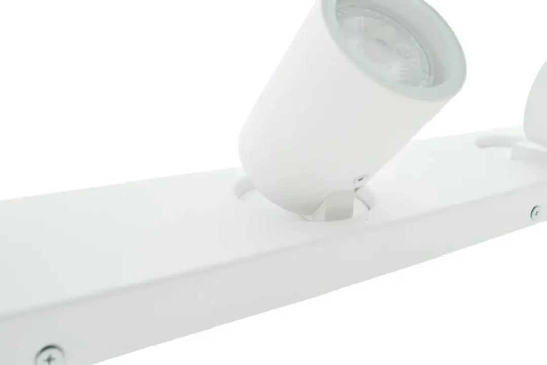 Searchlight Selena 3 Opbouwspots GU10 - Wit Metaal - IP44