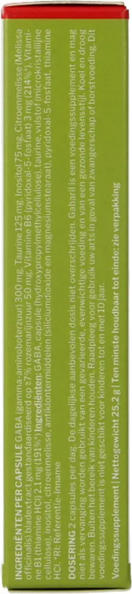Nutrisan Gabaril 3 Vegetarische Capsules - 30 Stuks