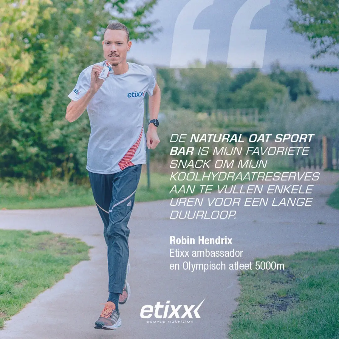 Etixx Natural Oat Sport Reep - 12x55g - Sweet & Salty Caramel