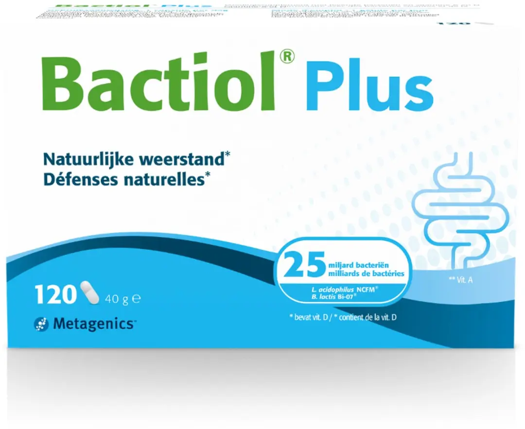 Metagenics Bactiol Plus 120 Capsules
