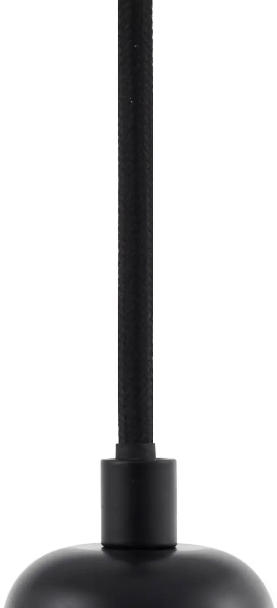 Lindby Hanglamp 1 Licht E27 - Zwart
