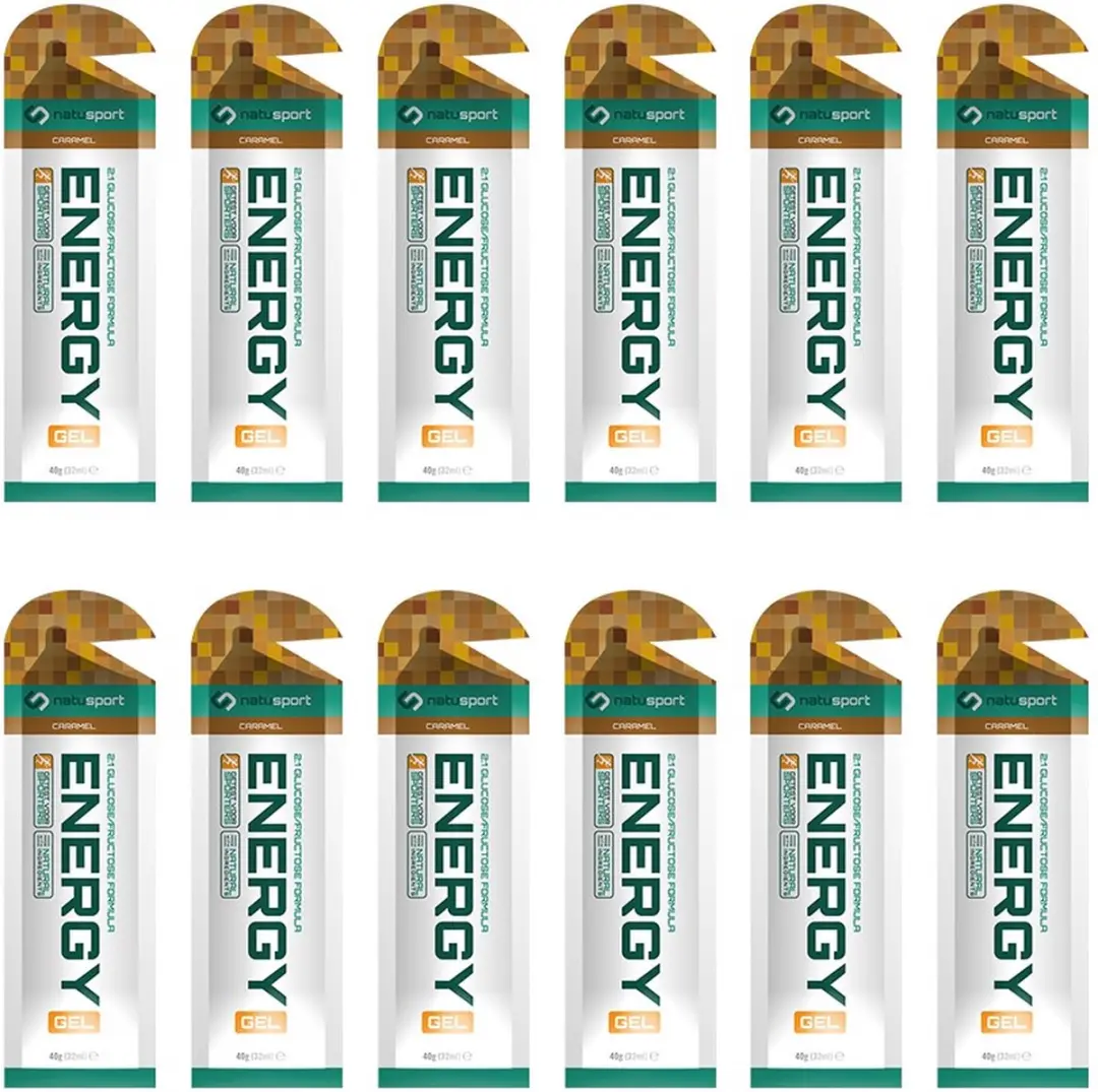 Natusport Energy Gel Caramel - 12 Stuks