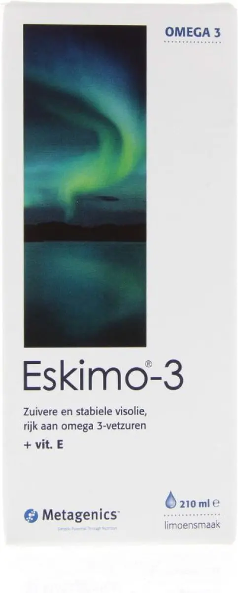 Metagenics Eskimo-3 Limoen Voedingssupplement 210ml