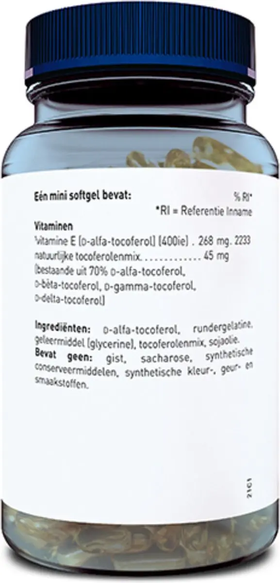 Orthica E-400+ Vitamine E - 60 Softgels