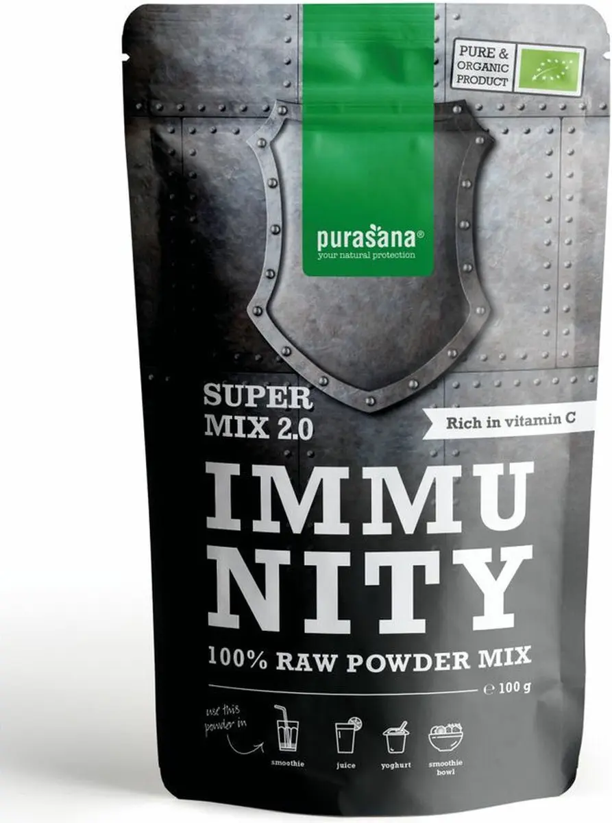 Purasana Immunity Raw Powder Mix BIO 100g