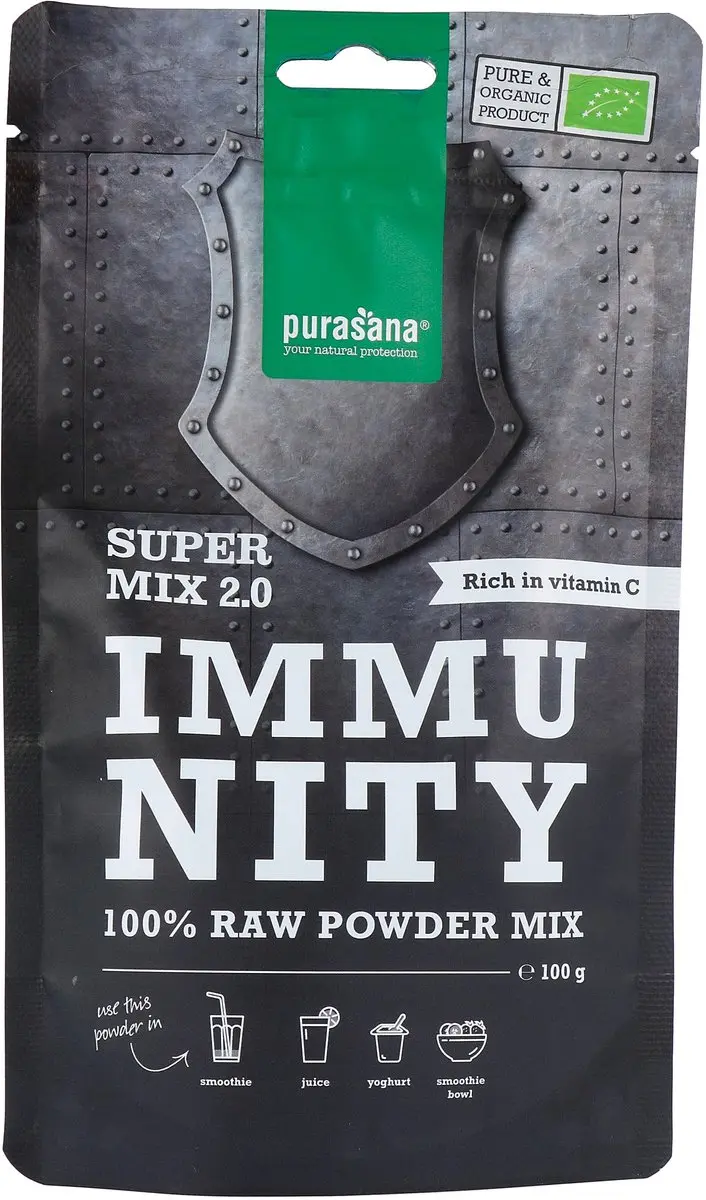 Purasana Immunity Raw Powder Mix BIO 100g